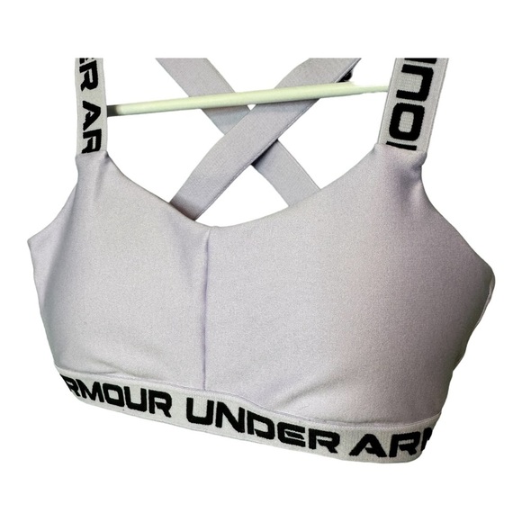 ✨3/$20✨ Under Armour Purple Crossback Strappy Low Sports Bra. Size Women’s XS - Picture 3 of 10